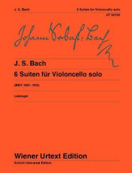 6 suites pour violoncelle seul 