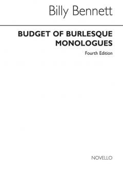 Fourth Budget of Burlesque Monologues 