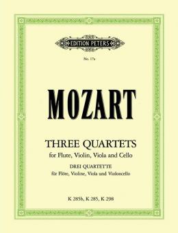 3 Quartets K285 K298 K285b 