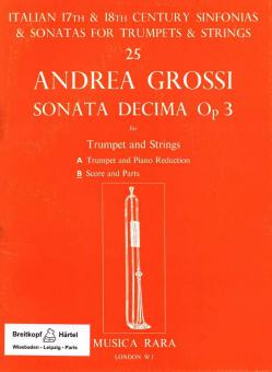 Sonata Decima op. 3 