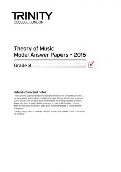 Theory Model Answer Papers Grade 8 2016 