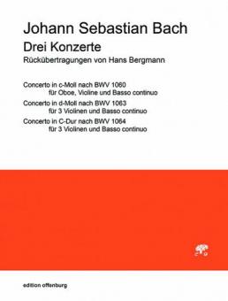 3 Konzerte (Stimmen Concerto c-Moll) 