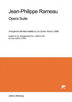 Opera Suite - Arrangement für 4 Violinen 