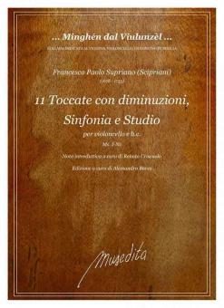 11 Toccate con diminuzioni, Sinfonia e Studio 