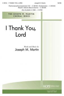 I Thank You, Lord 