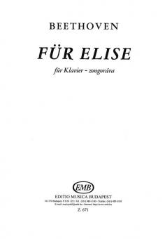 Pour Elise WoO 59 