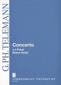 Concerto à 4 Flauti en ut majeur 