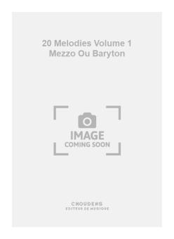 20 Melodies Vol. 1 Mezzo Ou Baryton 