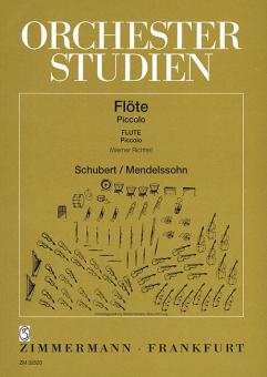 Etudes d'orchestre Schubert, Mendelssohn 