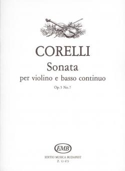 Sonata per violino e basso continuo op. 5 Nr. 7 