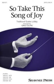 So Take This Song of Joy Standard