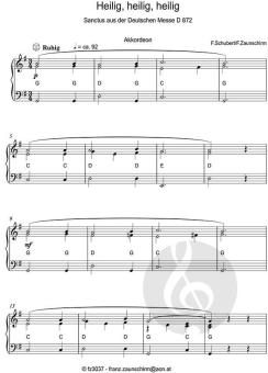Zum Sanctus (Heilig, heilig) 