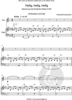 Zum Sanctus (Heilig, heilig) 