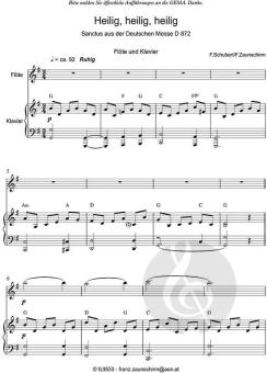 Zum Sanctus (Heilig, heilig) 
