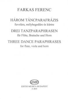 Drei Tanzparaphrasen 