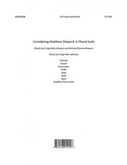 Considering Matthew Shepard: A Choral Suite Standard