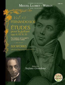 Llobet Guitar Works Vol.13 - Sor: Works & Studies 