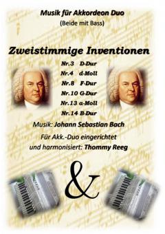 2-stimmige Inventionen von Bach 
