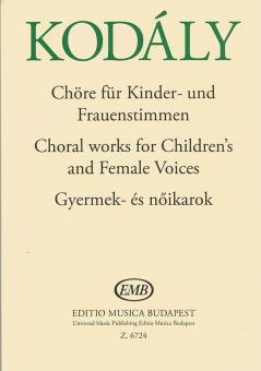 Choral Works for Children's and Female Voices 
