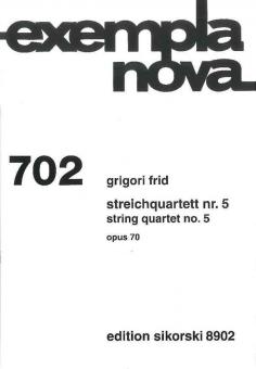 String Quartet No. 5 op. 70 