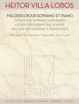 Mélodies pour soprano et piano 