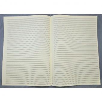 Notenpapier Großpartitur hoch (30x42) 34 Systeme 