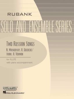 Two Russian Songs C Flute and Piano 