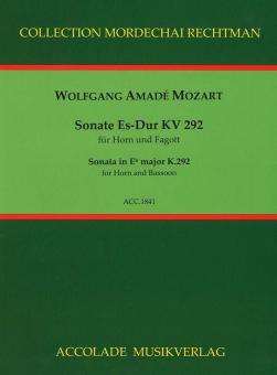 Sonate en mib majeur KV 292 