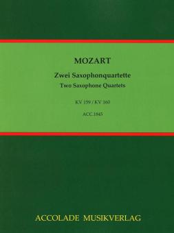 2 Quatuors de Saxophones KV 159 & 160 