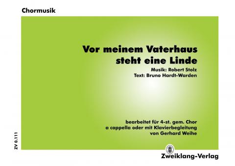 Vor meinem Vaterhaus steht eine Linde - Partitur 