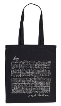 Tote bag Beethoven black long 