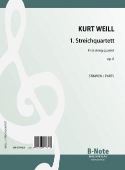 1re quatour à cordes op.8 (parties) 