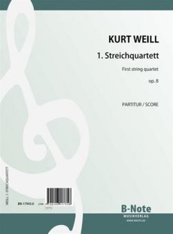 1re quatour à cordes op.8 (partition) 