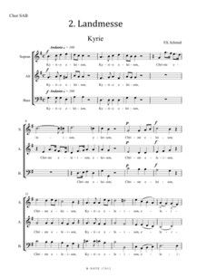 2me Messe rurale pour choeur SAB et orchestre (partition chorale) 