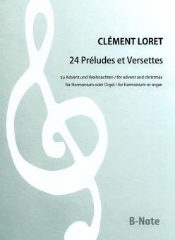 24 Préludes et Versettes pour advent et noël pour harmonium ou orgue 