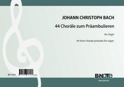 44 prelude-chorales breves pour orgue 