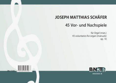 45 pièces brèves et faciles pour orgue ou harmonium op.10 