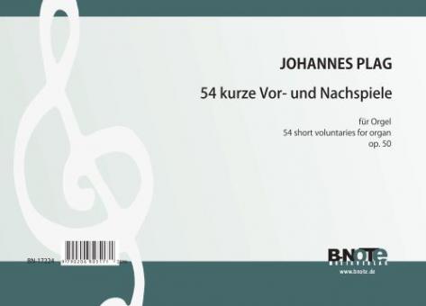 54 pièces brèves et faciles pour orgue op.50 