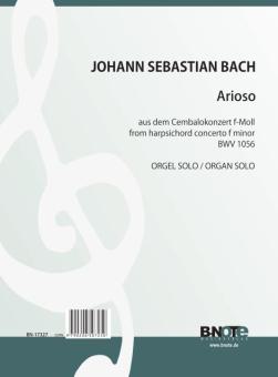 Arioso de la concerto pour clavecin BWV 1056 (Arr. orgue seul) 