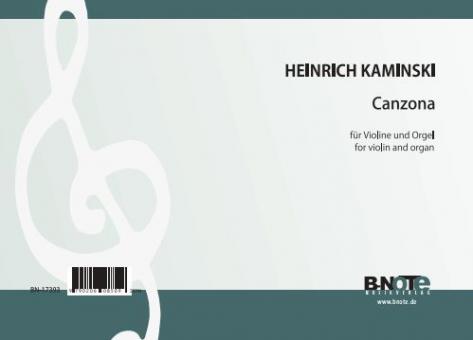 Canzona pour violon et orgue 