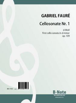 1re Sonate pour violoncelle et piano op.109 