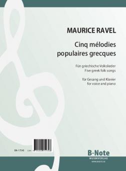 Cinq mélodies grecques pour chant et piano 