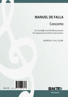 Concert pour clavecin (ou piano) et cinq instruments (partition) 