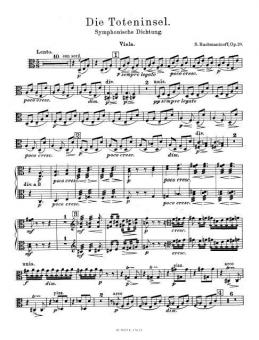L'Île des morts. Poème symphonique pour orchestre op.29 (parties) 