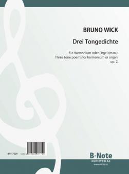 Trois poèmes pour harmonium ou orgue op.2 
