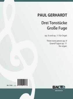 Trois images op.9 et Grande Fugue op.11 pour orgue 