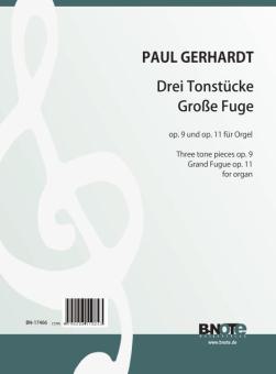 Trois images op.9 et Grande Fugue op.11 pour orgue 