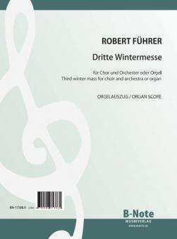 3me me4sse d'hiver pour choeur et orgue ou orchestre 