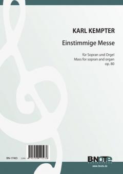 Messe en sol majeur pour soprano et orgue op.80 