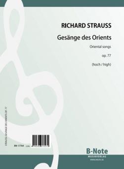 Cinq chansons orientales op.77 